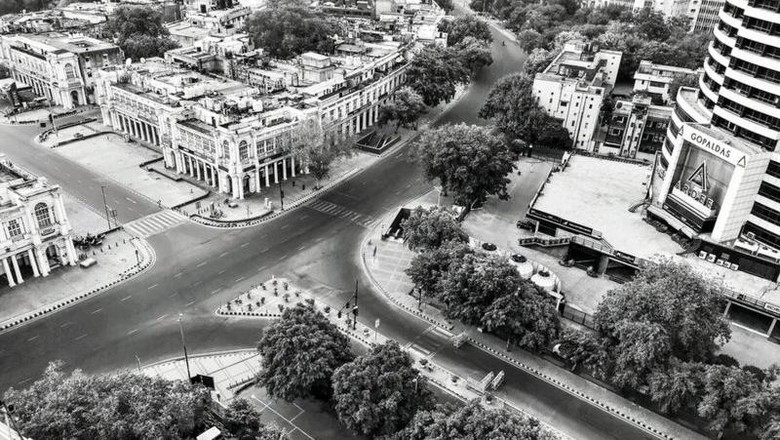 New Delhi Suasana New Delhi pasca lockdown.