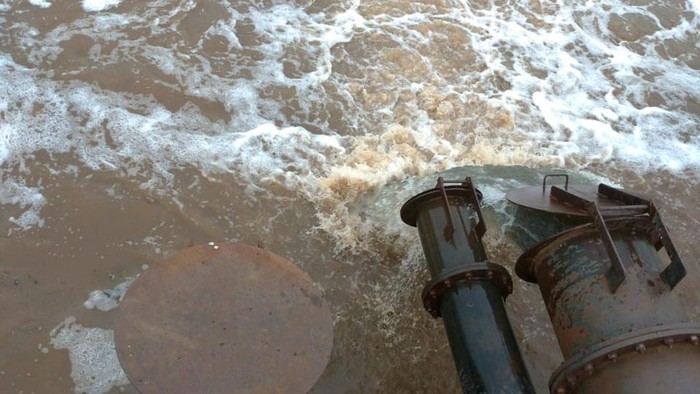 Pompa untuk mengatasi genangan di Kembangan Utara, Jakbar (Foto: dok Kelurahan Kembangan Utara)