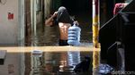 Potret Banjir di Kebon Pala Akibat Luapan Sungai Ciliwung