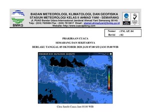 Siap-siap! Sejumlah Daerah di Jateng Ini Bakal Diguyur Hujan Sore Nanti
