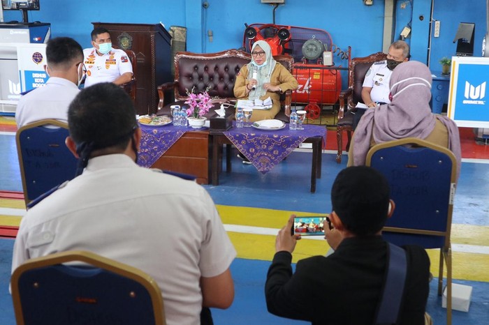 Sekda rapat kerja di kantor Dishub Kota Bogor, Jalan Raya Tajur, Kota Bogor