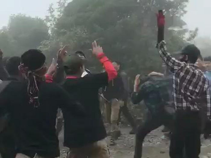 Video pendaki dugem di Gunung Dempo (dok. Istimewa)