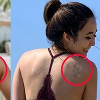 Dalam beberapa foto yang diunggah di Instagramnya, ibu dari satu orang anak ini terlihat memiliki tato di punggungnya. Gisella Anastasia memilih untuk menghiasi salah satu bagian punggungnya dengan tato. Foto: Instagram/gisel_la