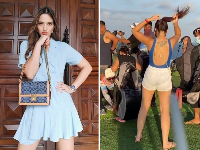 Tidak banyak yang mengetahui bahwa istri dari Ardi Bakrie ini memiliki tato di punggungnya. Dalam sebuah video yang diunggah oleh Ardi Bakrie di Instagram terlihat bahwa Nia Ramadhani memiliki sebuah tato bergambar sayap di punggungnya. Foto: Instagram/ramadhaniabakrie|Instagram/ardibakrie