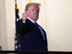 6 Hari Positif Corona, Presiden Donald Trump Kembali Berkantor