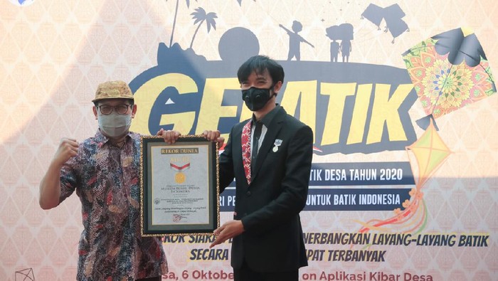 Kemendes PDTT pecahkan rekor lewat layang-layang