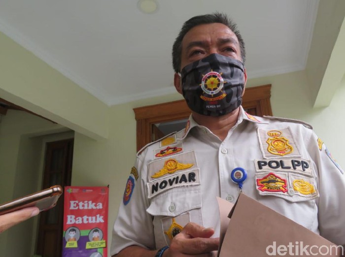 Kepala Satpol PP DIY, Noviar Rahmad, Selasa (6/10/2020).