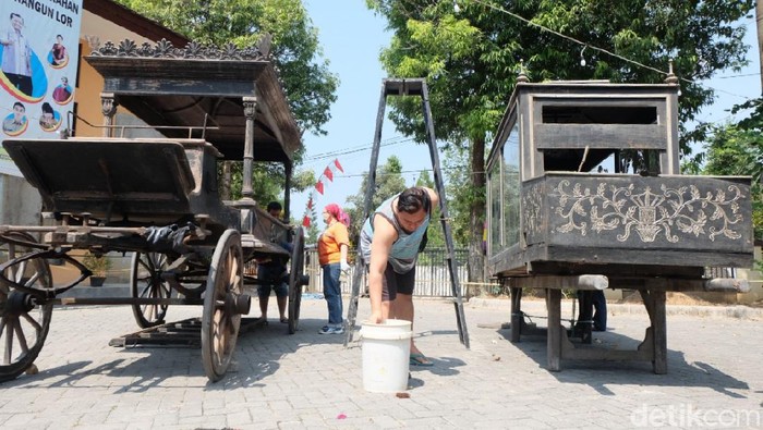 Kereta kuda peninggalan Belanda di Salatigas