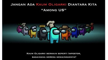 Meme ini adalah reminder untuk untuk para netizen, jangan mau dibohongi oleh oligarki kekuasaan (Twitter)