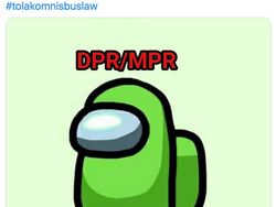 Protes Omnibus Law Pakai Meme Game Among Us