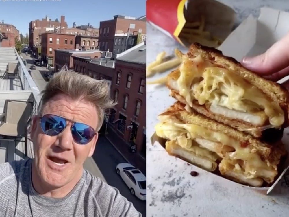 Netizen Bikin Sandwich Isi Nugget, Gordon Ramsay Sebut 'Sandwich Idiot'
