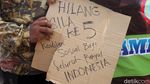 Foto Penampakan Buruh Tolak Omnibus Law di Cikarang