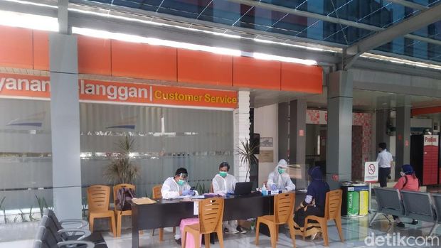 Rapid test di stasiun Kiaracondong
