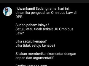 Colekan Istri AHY Sehat Kang di IG Belum Dibalas, Ini Kata Ridwan Kamil