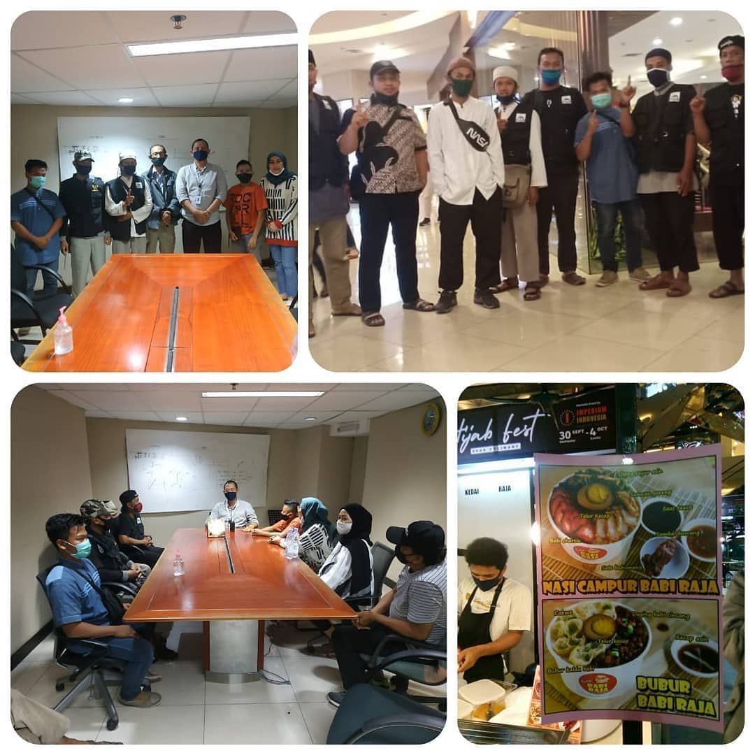 Stand Makanan Daging Babi Hadir di Hijab Fest