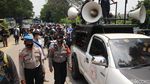 TNI-Polri Kawal Ketat Demo Buruh di Jatiuwung Tangerang