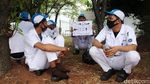 Tolak Omnibus Law, Buruh di Cikarang Mogok Kerja