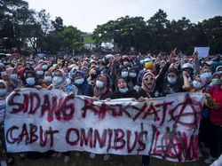 Demo Buruh Jakarta Terpusat di Simpang Cempaka Putih, Ini Rekayasa Lalinnya