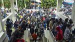 Potret Massa Aksi Dobrak Gerbang DPRD Kota Tasikmalaya