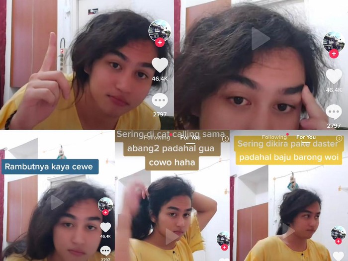 Bambang Ramadhan Bambang Ramadhan, pria yang viral karena berparas cantik.