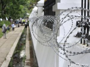 Pasca Demo Ricuh, Gedung DPRD Jabar Dipasangi Kawat Berduri