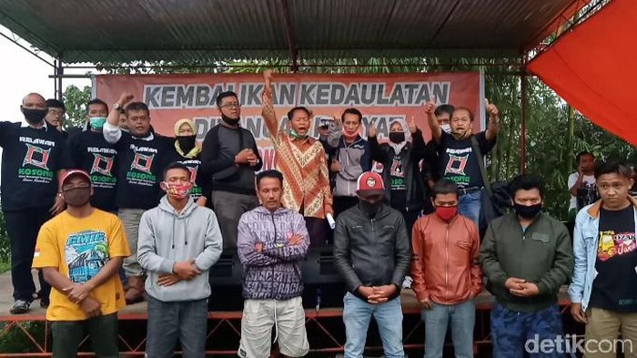 Deklarasi kotak kosong di Pilkada Wonosobo 2020, Rabu (7/10/2020).