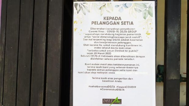 Delta Spa and Lounge Serpong Dipasangi Garis Polisi Usai Digerebek