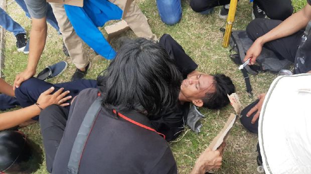 Demo tolak omnibus law di Parepare, Sulsel ricuh