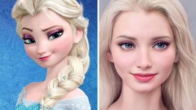 Mencengangkan! Ini Foto Karakter Disney Hasil Editan AI