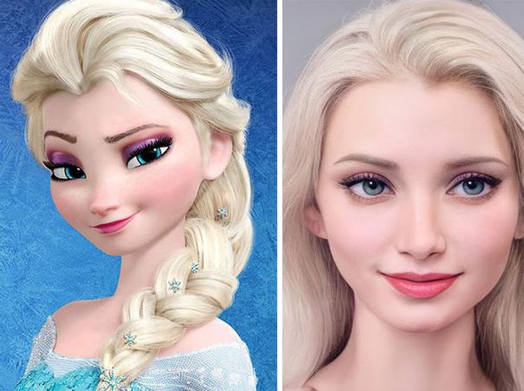 Mencengangkan! Ini Foto Karakter Disney Hasil Editan AI