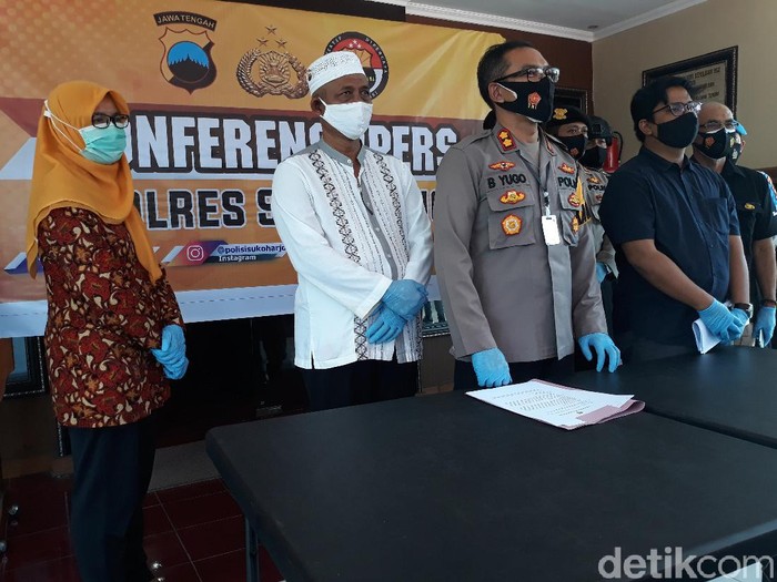 Jumpa pers kasus perobekan Al-Quran di Sukoharjo, Rabu (7/10/2020).