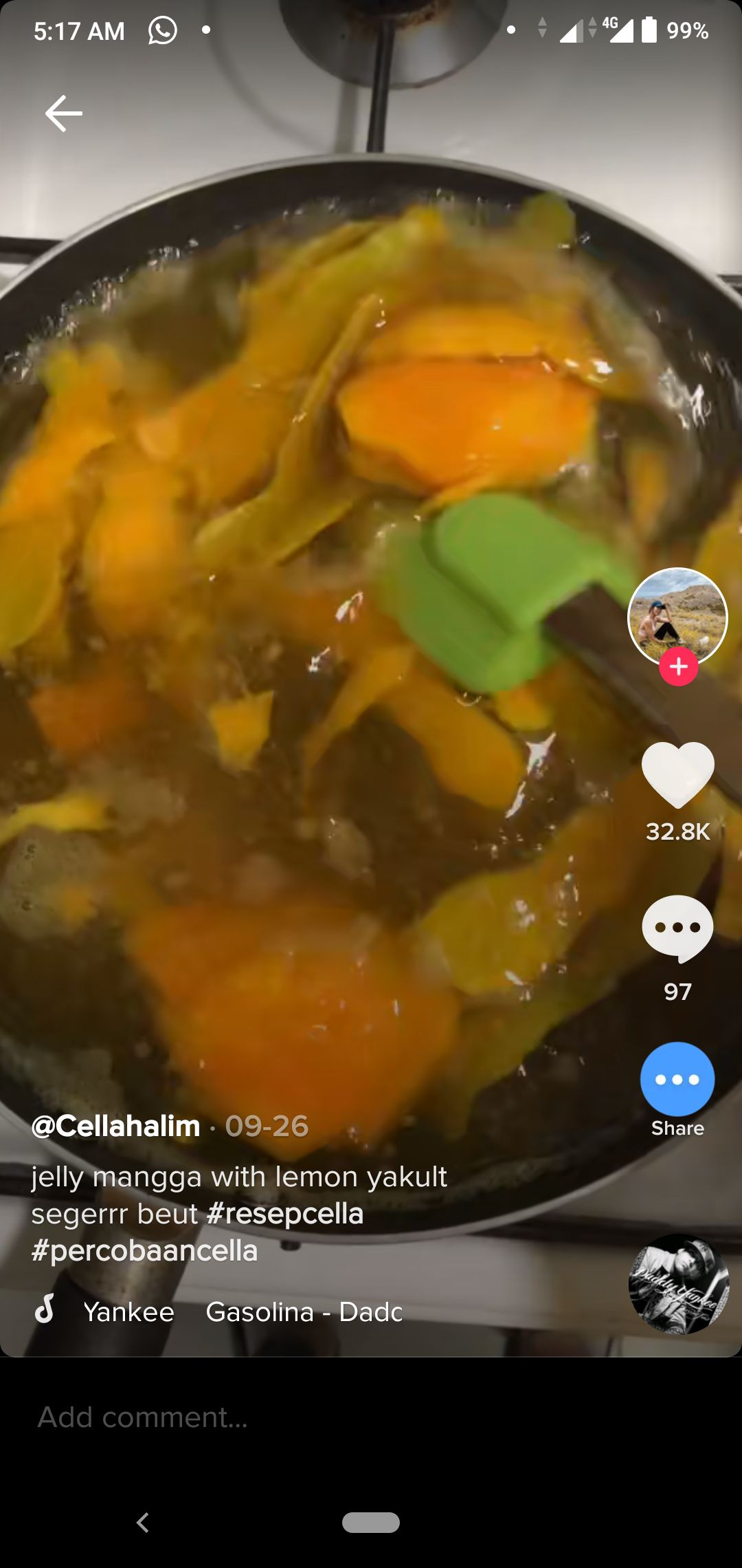 Kulit dan Biji Mangga, Bisa Diolah Jadi Puding Enak
