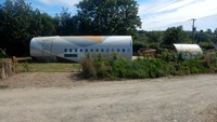 Apple Camping, sebuah perusahaan yang menyewakan tempat kemping lah, yang mengubah pesawat Airbus bekas milik Etihad itu jadi sebuah penginapan. Penginapan ini diluncurkan sesuai dengan kampanye Arabian Nights Airbus mereka. (dok. Apple Camping)