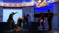 Kandidat cawapres Partai Republik adalah petahana Mike Pence, yang bakal berhadapan dengan cawapres Partai Demokrat, Senator Kamala Harris. AP Photo/Patrick Semansky  