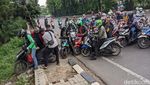 Ada Demo Pemotor Balik Arah di Tangerang