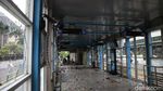 Aksi Anarkis Massa Rusak Halte TransJakarta Bank Indonesia Aksi Anarkis Massa Rusak Halte TransJakarta Bank Indonesia