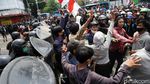 Begini Suasana Aksi Tolak UU Omnibus Law di Harmoni