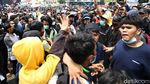 Begini Suasana Aksi Tolak UU Omnibus Law di Harmoni