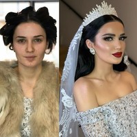 Ketika aku selesai SMA, keluargaku tidak ingin aku melanjutkan pendidikan di industri kecantikan karena dalam budaya kami itu dianggap tabu untuk pria bekerja di industri ini. Jadi awalnya aku mengambil master di jurusan ekonomi dan baru setelah itu aku mengejar impianku dan bekerja sebagai makeup artist, kata Arber. Foto: Instagram @arber_bytyqi_mua