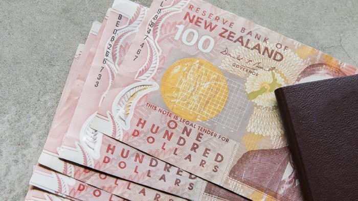 one hundred dollars bank note of new zealand