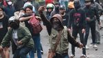 Pecah! Foto-foto Rusuh Imbas Demo Tolak UU Omnibus Law
