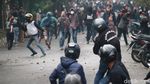 Pecah! Foto-foto Rusuh Imbas Demo Tolak UU Omnibus Law