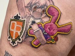 Keren! Seni Tato Seperti Bordiran Jahitan