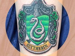 Keren! Seni Tato Seperti Bordiran Jahitan