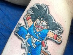 Keren! Seni Tato Seperti Bordiran Jahitan