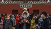 Kawasan  Forbidden City juga tak luput dari kunjungan wisatawan. 