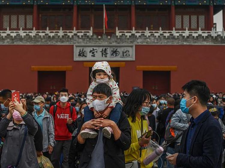 Foto: Padatnya Tempat Wisata Diserbu Jutaan Warga China