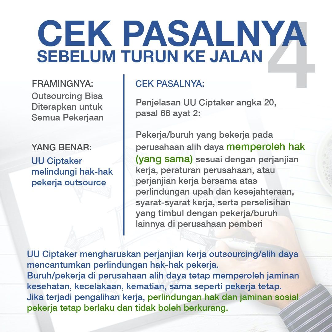 Hoax dan fakta UU Ciptaker 1 (Dok. Istimewa)