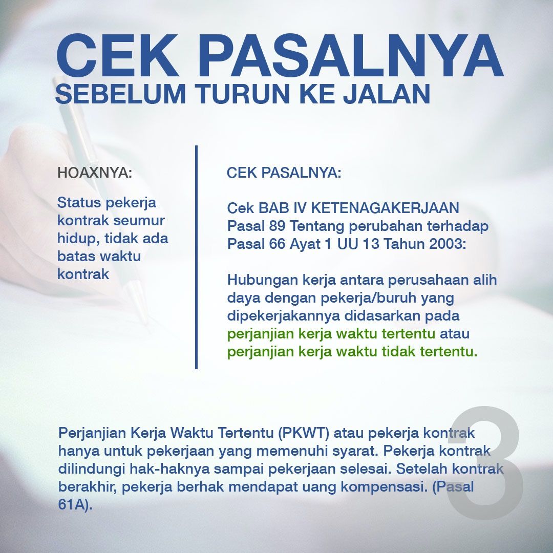 Hoax dan fakta UU Ciptaker 4 (Dok. Istimewa)