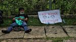 Jalan Medan Merdeka Timur Mulai Ramai Massa Aksi